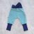 MocorGo nadrág totyogóknak_Slim fit 3 méretes babanadrágBASIC SLIM FIT, Türkiz Tejút